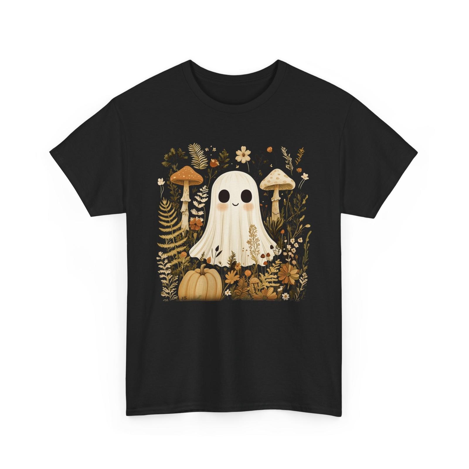 Retro Haunted Ghost T-Shirt | Vintage Halloween Tee | Paranormal Shirt Unisex T-Shirt XXL