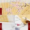 Jinchuan Folding Premium Business with Folding Case and Cherry Blossom and Rabbit Original Japanese Design and Cherry Blossom Women's Fan, Style,