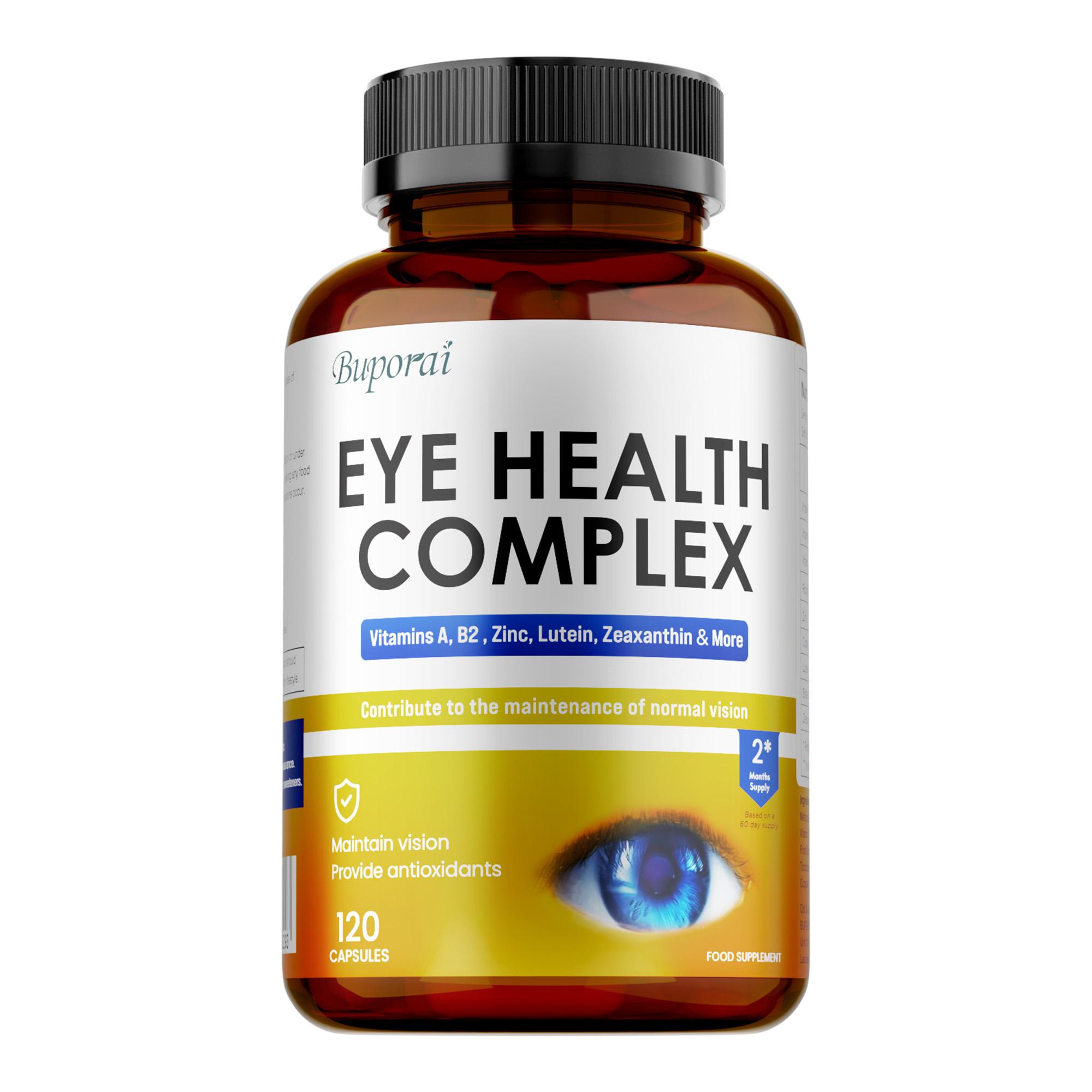 

Rich in Vitamin A, lutein, zeaxanthin capsules, supports eye health, antioxidant properties, suitable for adults. 120