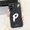 For Realme C71 2025 Case RMX5303 Cover Cute Lucky Initial Letters Soft Silicone Lens Protective Covers For RealmeC71 C 71 Bumper