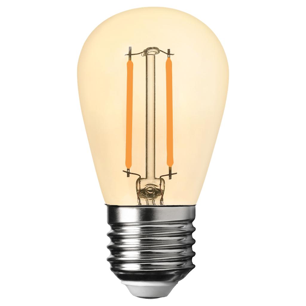 DECORATIVE LED BULB E27 1W ST45 WARM AMBER