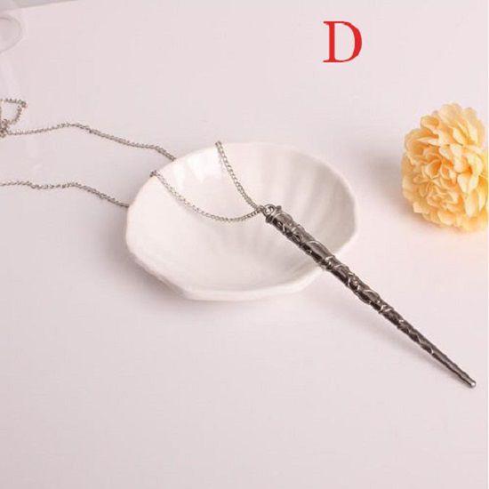 Magic Wand Pendant Necklace For Men And Women Stunning Alloy Fashion Jewelry
