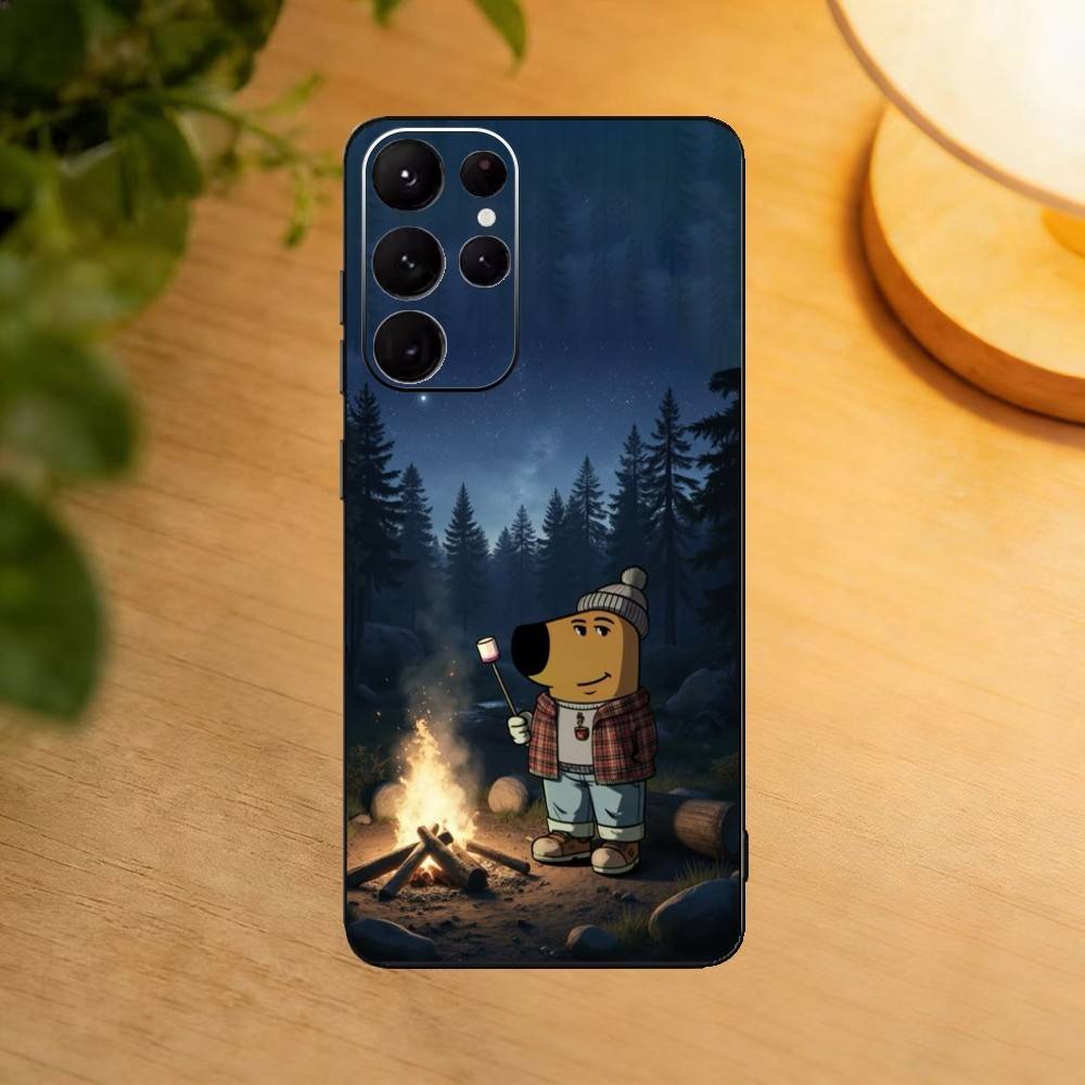 

I Am Just a Chill Guy Phone Case For Samsung S25,24,23,22,30,21,10,9,Ultra,Plus,Lite Soft Black Case Samsung S20fe