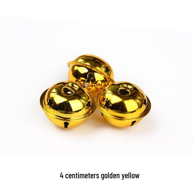 Multi-Colored Vacuum-Plated Festival Bells for Christmas and New Year Decor