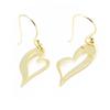 Les Trésors De Lily [F6452] - Gold Plated 'Love' Earrings Golden - 26x13 Mm