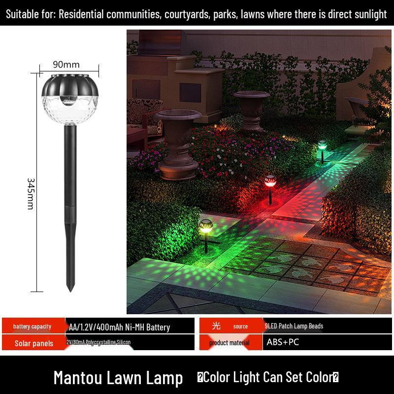 Waterproof Solar Yard and Lawn Decorative Lights for Outdoor Garden and Villa Arrangement