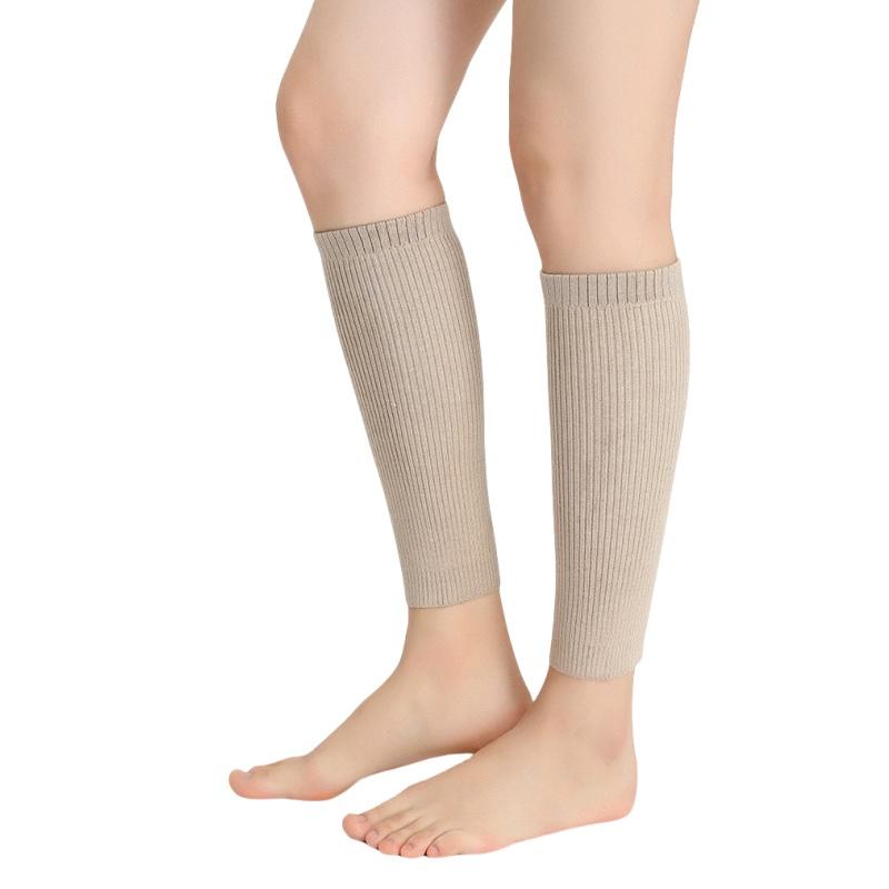 Knitted Leg Warmers Calf Compression Sleeve Wool Support Winter Thermal Leg Protector For Arthritis Pain Relief