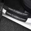 ARE4  Car Threshold Protection Bumper Film Sticker Car Styling For Nissan J10 X-Trail Qashqai Juke Leaf Micra NOTE Patrol Pulsar NISMO