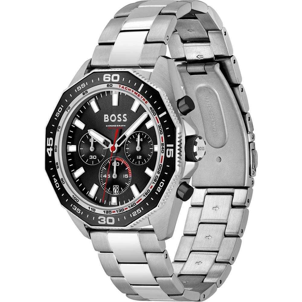 BOSS Energy Black Stainless Steel Men's Quartz Watch 1513971