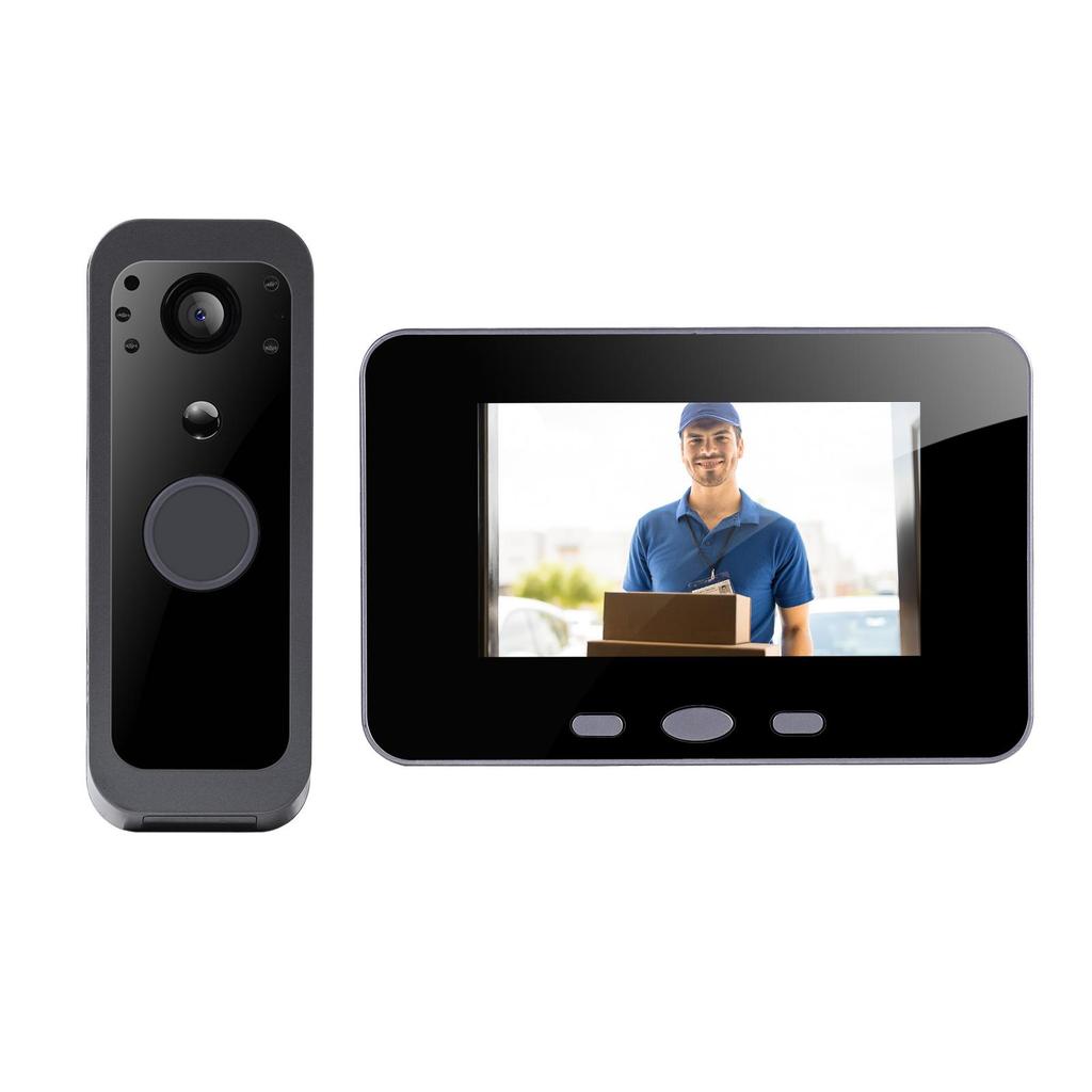 2.4GHz Wireless Video Intercom Doorbell Camera Smart High-definition Visual Monitoring Two-Way Intercom Door Bell