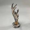 Futuristic Punk Mechanical Hand Resin Stand Storage Holder for Gaming Controllers Multiplatform Compatibility