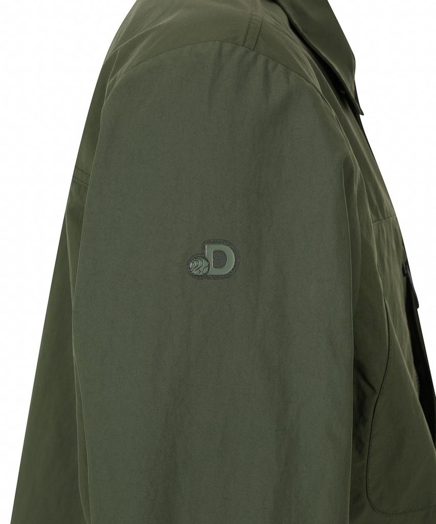 Discovery Expedition Men'S Fresh Vent Collared Out-Pocket Windbreaker (D/Khaki)