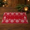 Heat Resistant Dining Mats 12.6" X 17.7" Christmas Placemats, Washable Place for Kitchen Festive Table Decor Gifts Table, Holiday Party Decorations
