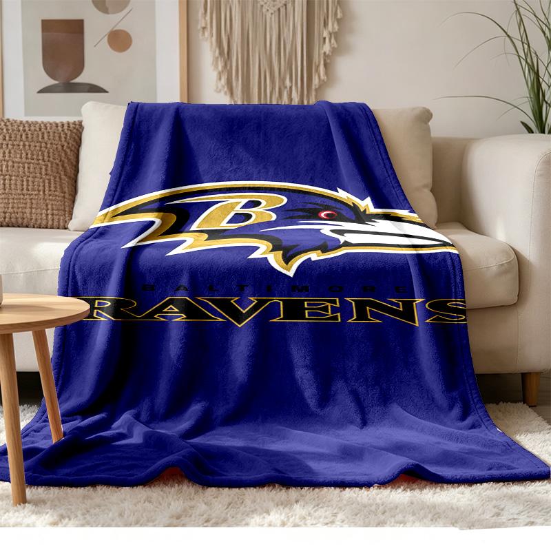 Baltimore Ravens Soft and comfortable flannel Suitable for sofas living rooms outdoor camping travel and also makes a great anniversary gif