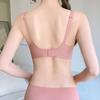 Push Up Bra Backless Women Jelly Bras Low Cut Sexy Plunge Brassiere Open Back Wedding Underwear Invisible Seamless Deep V Lingerie