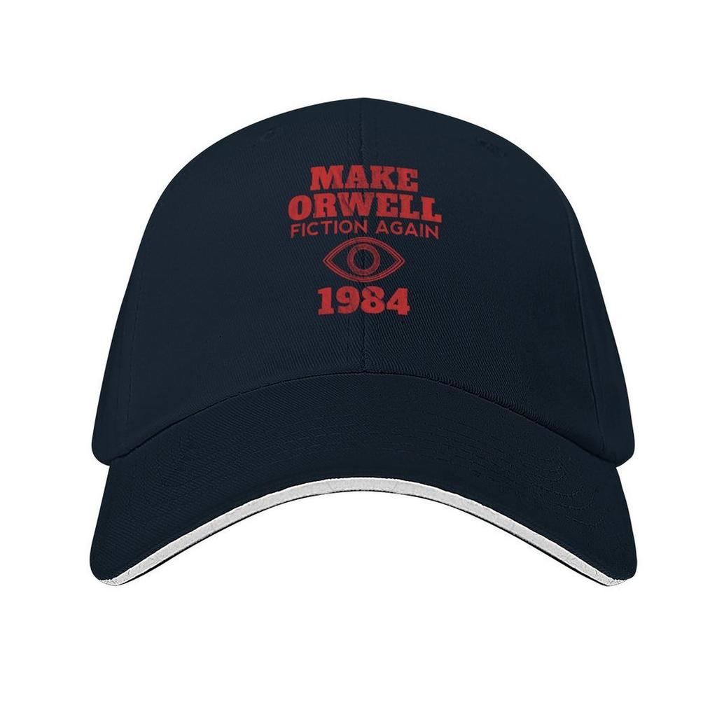Make Orwell Fiction Again Baseballkappe süß Wild Ball Hut Luxus Herrenhut Golfhut echt Golf Damen Herren