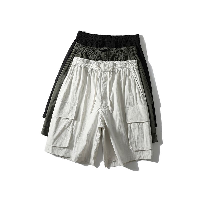 American Mountain Outdoor Function Loose Cargo Shorts Men's Summer Thin Fifth Pants Foreign Trade Men's Casual Pants