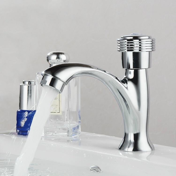 Buy Zinc Alloy Faucet Sink Basin Faucet Single Cold Water Tap 1pcs at
