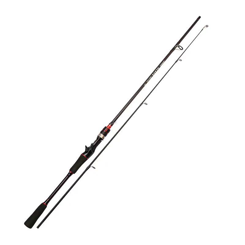 Cross-border Carbon Micro-object Horse Mouth Lure Rod with Solid Soft Tone Tip and Straight/Gun Handle