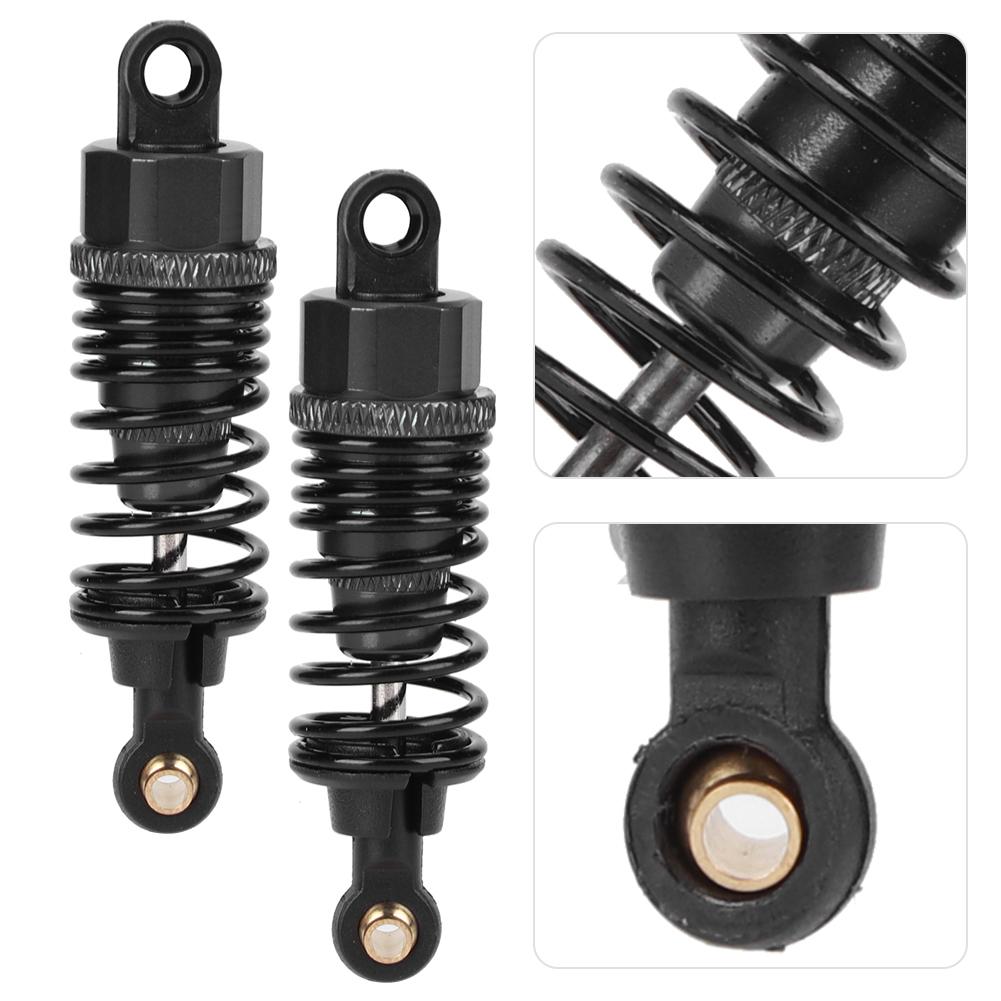 2pcs Metal Shock Damper RC Car Replacement Parts Accessories Fit for 1:10 RC Car Black65MM