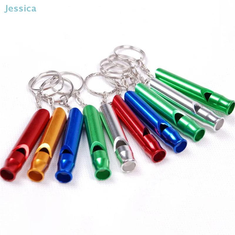 Aluminum Alloy Survival Whistle, Training Whistle Emergency Tool For Hiking/Camping/Mountaineering
