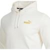 PUMA Logo Print Drawstring Hoodie With Long Sleeves Men Tops White 674352-65