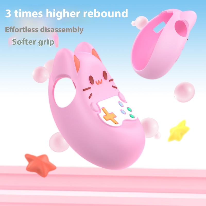 1 Piece Non-Slip Ultra-Thin Liquid Silicone Cartoon Protective Cover For Tamagotchi Paradise Silicone Case Game Accessories