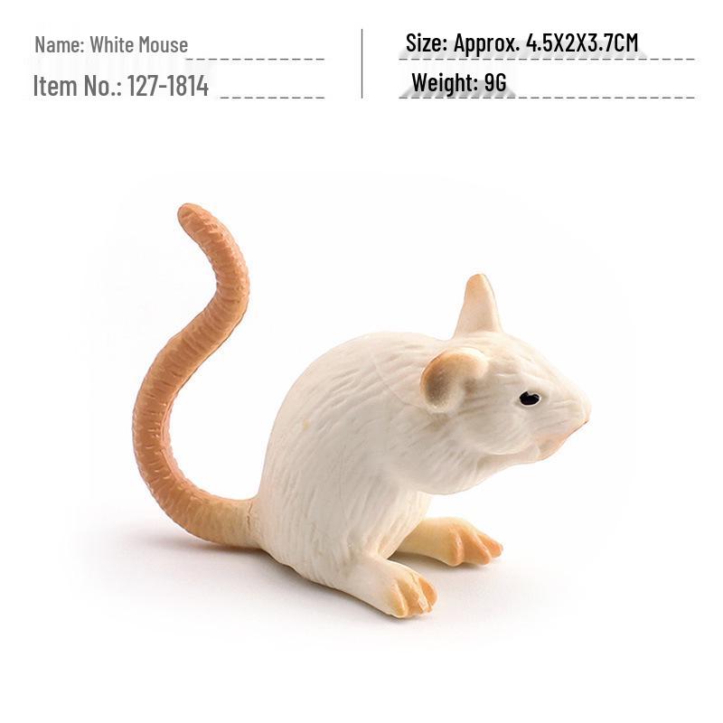 Wildlife Model Ornament: Red Panda, Platypus, Ferret, Spiny-tailed Lizard, Mouse, Short-tailed Cat