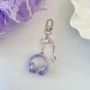 Portachiavi Creativi Cuffiette Piccole Colore Argento Portachiavi Cuffiette Ciondolo Carino per Cellulare per Donna