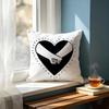 Text RRetro Hug Heart Text Cushion Cover Cushion Cover Set Pcs x x x Pillowcase Decorative Sofa Home Decor