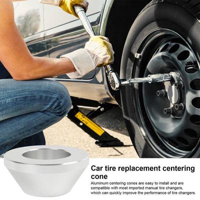 Cambiador de Ruedas Manual Cono de Centrado de Neumáticos Cono para Equilibradora de Neumáticos Para Auto Camión RV Coche SUV Autocaravana de Viaje Coche Convertible