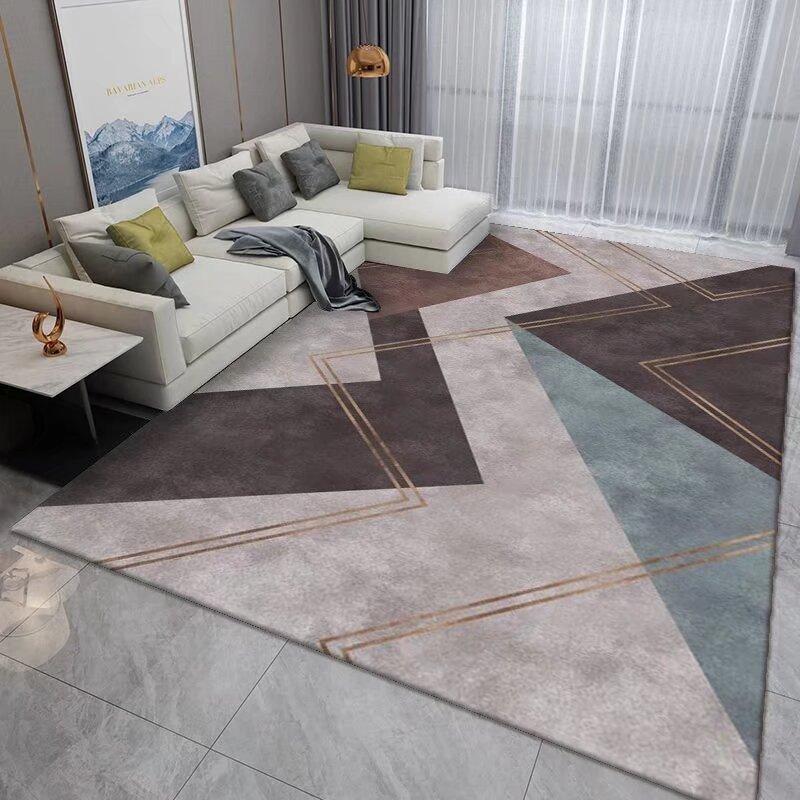 Modern Carpets for Living Room Non-slip kitchen floor carpet Geometric Bedroom Decoration Large Rug Coffee Tables Mat Washable