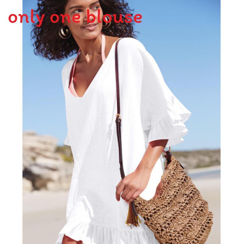 Beach Cover Up Dress With Tencel Blend Fabric For Summer Vacation Wear