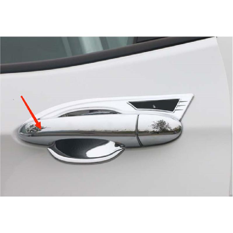 Outer Door Handle Decor Cover Trim For 2017- JEEP Compass ABS Chrome 8pcs