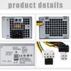 500W DPS500EM00A Power Supply Compatible with For Dell 3040 3046 3650 7040 Series with 4 6 8 8 Pin PSU for Workstation Desktops