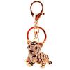 Crystal Animal Siberian Tiger Car Accessories Creative Design Cartoon Tiger Bag Charm