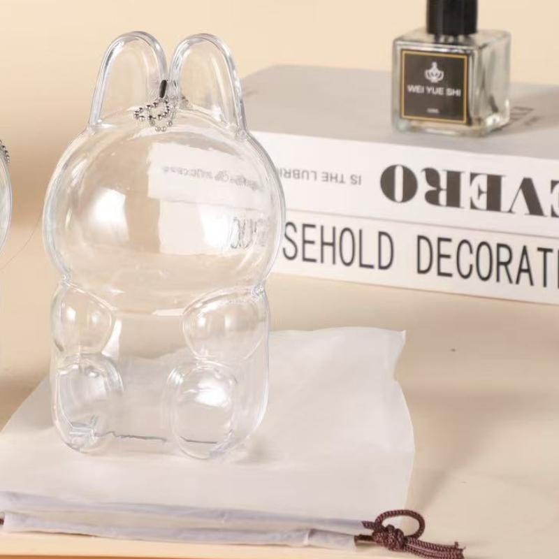 

Прозрачный защитный чехол Labubu Чехол для мягких игрушек Сумка для демонстрации куклы Labubu I II Мини-портативная коробка для хранения