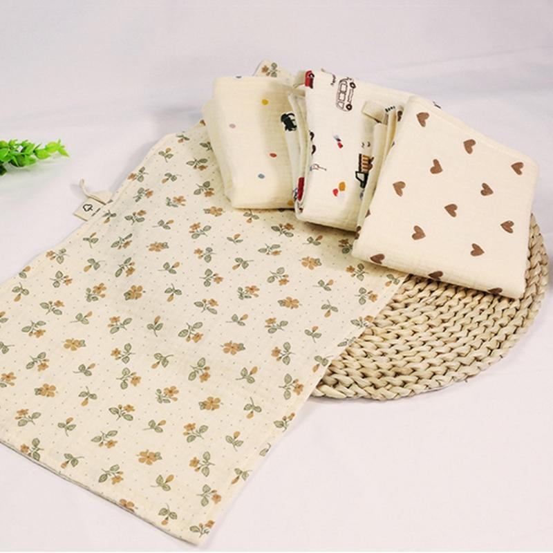 Cotton Face Towel Small Towels Soft & Absorbent Washcloth Multi-pattern Designs Face Towels for Washing & Drying Durable