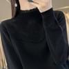 Damen Kaschmirpullover Qinghe Kaschmir 50% Wolle 50% Maulbeerseide Damen Herbst und Winter Kaschmir Pullover Weich und Warm