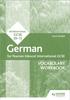 The Pearson Edexcel International GCSE German Vocabulary Workbook Book