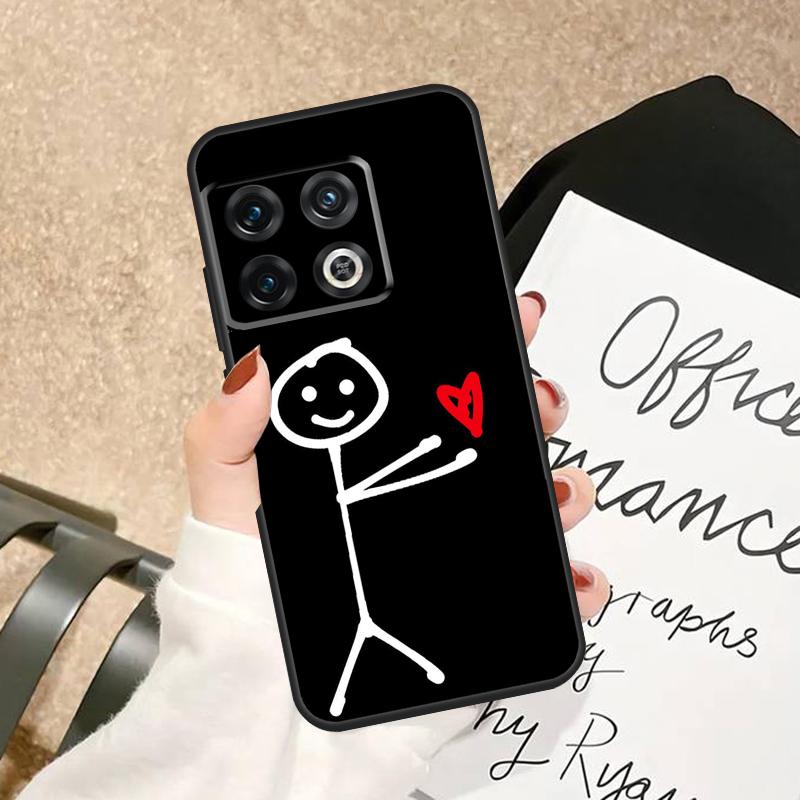 Cartoon Matchman Case For OnePlus 10 Pro 10T 8T 13T 15 13 12 11 15R 13R 12R Nord 5 CE 4 2 3 Lite N20 N30 Cover OnePlus Nord CE 2