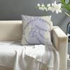 Lavender Flowers Pillow Case Sofa Decorative Home Double-sided Printing Short Plush Cushion Cover Throw Pillow Cover Gifts