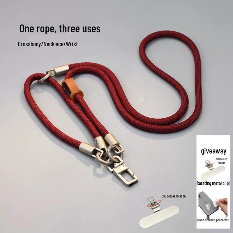 

3-in-1 Exquisite High-End Mobile Phone Chain: Crossbody, Shoulder, Wrist Lanyard