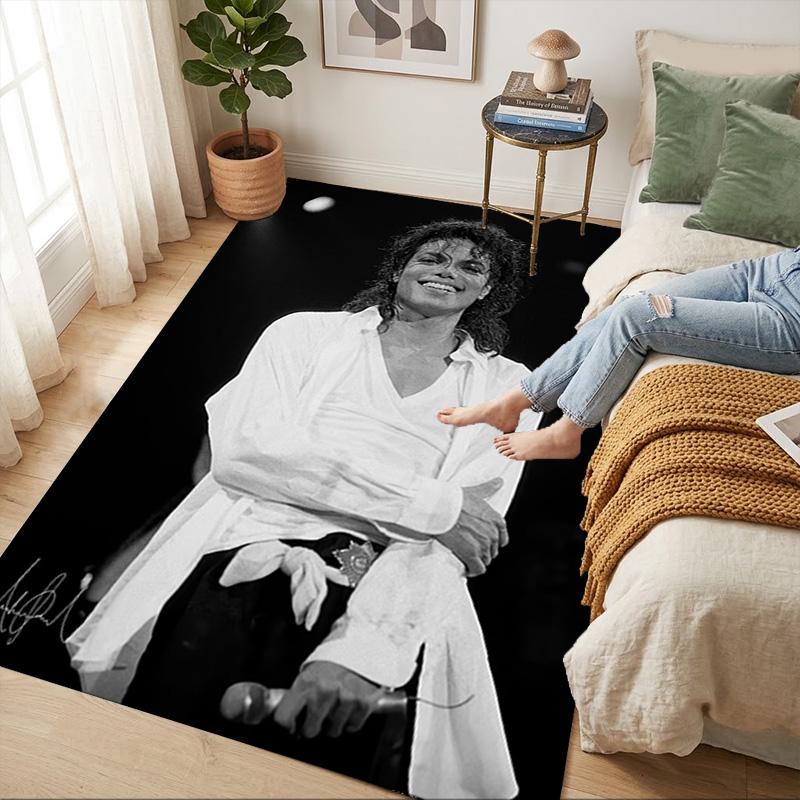 Michael Jackson Collage Living Room Nonslip Area Rug Soft Carpet For Bedroom Gameoom Playroom Sofa Office Home Decor Doormat