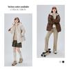 Ailaiyi Women's Faux Two-Piece Hooded Down Jacket