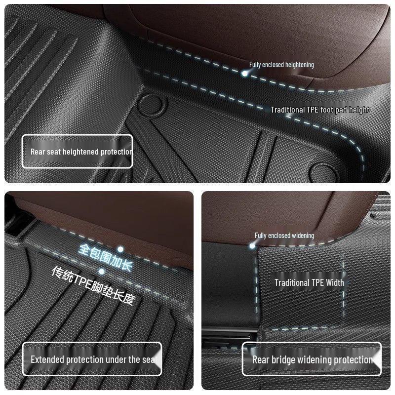Geely Xingrui TPE Car Floor Mats: Full Surround, Waterproof, Anti-slip, Stain-proof Car Accessories