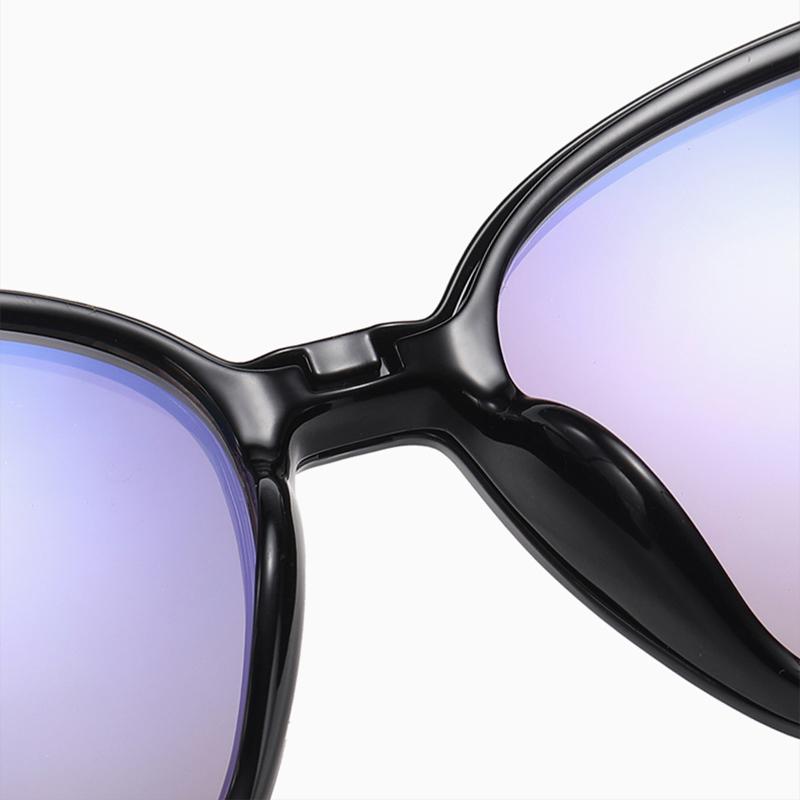 Fashion Cat Eye Polarized Sunglasses Women Trendy Optical Magnetic Clip On Glasses Frame Prescription 2 In 1Sun Glasses