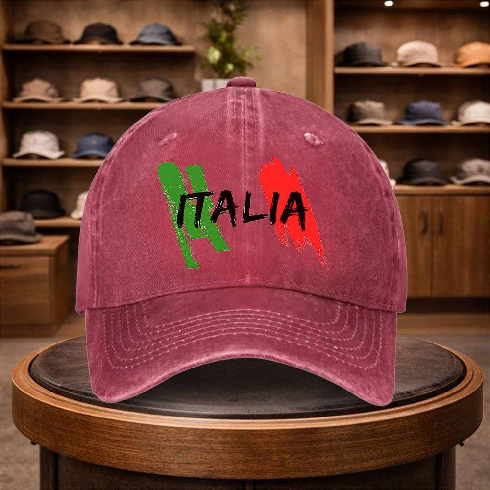 Tricolore Print Baseballkappe Lässige Snapback Modehut Verstellbare Outdoor Freizeitkappe für Alle Jahreszeiten Ideal für Reisen a