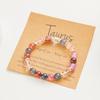 Fashion 12 Zodiac Crystal Beaded Bracelet Aries Taurus Gemini Cancer Leo Virgo Libra Scorpio Aquarius Pisces Women Jewelry Gift