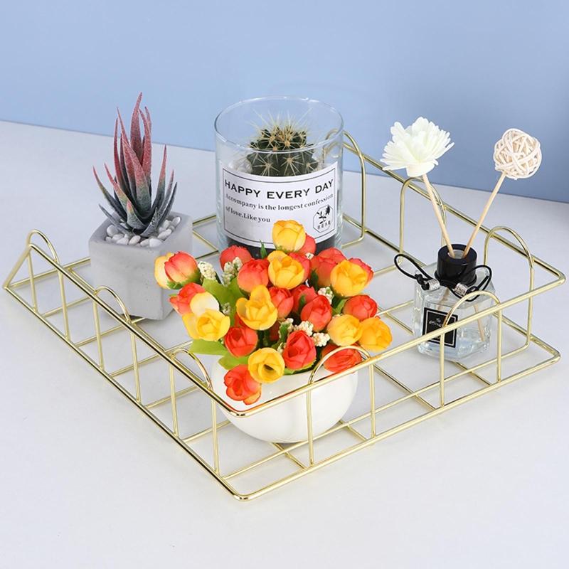 Modern Stackable Letter Tray Desktop Organizer Under Desk Hanging Organizer Metal Paper Tray for Women Men Student Staff